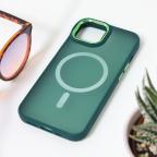 Maska Torbica Magsafe colorful za iPhone 14 6.1 tamno zelena cena 2500 din slika