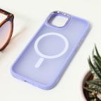 Maska Torbica Magsafe colorful za iPhone 15 6.1 lila cena 2500 din slika