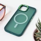 Maska Torbica Magsafe colorful za iPhone 15 6.1 tamno zelena cena 2500 din slika