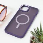 Maska Torbica Magsafe colorful za iPhone 15 Plus 6.7 ljubicasta cena 2500 din slika
