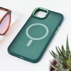 Maska Torbica Magsafe colorful za iPhone 15 Plus 6.7 tamno zelena cena 2500 din slika