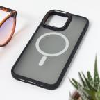 Maska Torbica Magsafe colorful za iPhone 15 Pro Max 6.7 crna cena 2500 din slika