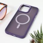 Maska Torbica Magsafe colorful za iPhone 15 Pro Max 6.7 ljubicasta cena 2500 din slika