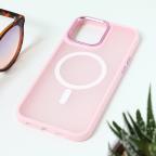 Maska Torbica Magsafe colorful za iPhone 15 Pro Max 6.7 roze cena 2500 din slika
