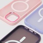 Maska Torbica Magsafe colorful za iPhone 15 Pro Max 6.7 roze slika 2