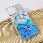 Maska Torbica Magsafe Glitter za iPhone 12 6.1 tamno plava slika 6