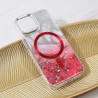 Maska Torbica Magsafe Glitter za iPhone 13 6.1 crvena slika 6