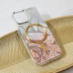 Maska Torbica Magsafe Glitter za iPhone 13 6.1 zlatna slika 6