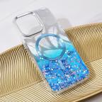 Maska Torbica Magsafe Glitter za iPhone 15 Pro Max 6.7 plava slika 6