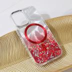 Maska Torbica Magsafe Glitter za iPhone 16 6.1 crvena slika 6