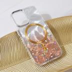 Maska Torbica Magsafe Glitter za iPhone 16 6.1 zlatna slika 6