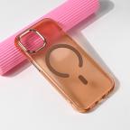 Maska Torbica Magsafe Glow za iPhone 15 6.1 braon slika 5