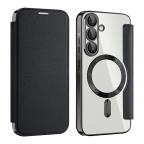 Maska Torbica Magsafe Lux Bi Fold za Samsung A366B Galaxy A36 crna slika 7