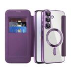 Maska Torbica Magsafe Lux Bi Fold za Samsung A366B Galaxy A36 ljubicasta slika 8