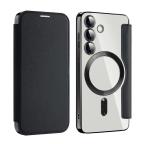 Maska Torbica Magsafe Lux Bi Fold za Samsung S921B Galaxy S24 crna slika 7