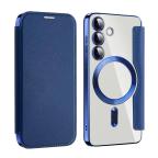 Maska Torbica Magsafe Lux Bi Fold za Samsung S921B Galaxy S24 plava slika 7