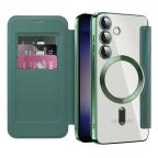Maska Torbica Magsafe Lux Bi Fold za Samsung S921B Galaxy S24 zelena slika 8