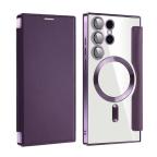 Maska Torbica Magsafe Lux Bi Fold za Samsung S928B Galaxy S24 Ultra ljubicasta slika 7