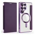Maska Torbica Magsafe Lux Bi Fold za Samsung S938B Galaxy S25 Ultra ljubicasta slika 7