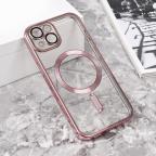 Maska Torbica Magsafe Lux za iPhone 15 6.1 roze slika 5