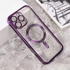 Maska Torbica Magsafe Lux za iPhone 16 Pro Max 6.9 ljubicasta cena 2500 din slika