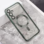 Maska Torbica Magsafe Lux za Samsung A356B Galaxy A35 5G zelena cena 1000 din slika