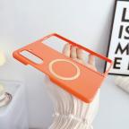Maska Torbica Magsafe Magnetic Shockproof za Samsung F956B Galaxy Z Fold 6 5G narandzasta slika 3