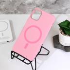 Maska Torbica Magsafe Matte Color iPhone 11 6.1 roze slika 8