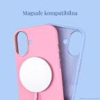 Maska Torbica Magsafe Matte Color iPhone 15 Pro Max 6.7 crna slika 3