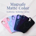 Maska Torbica Magsafe Matte Color iPhone 15 Pro Max 6.7 crna cena 2500 din slika