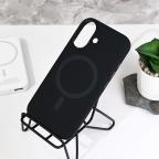 Maska Torbica Magsafe Matte Color iPhone 16 6.1 crna slika 8