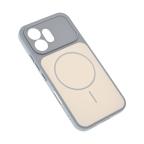 Maska Torbica Magsafe Matte Line Lite za Honor 600 siva slika 1