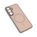 Maska Torbica Magsafe Matte Line za Samsung S741B Galaxy S26 FE braon slika 1