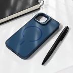 Maska Torbica Magsafe Matte Shield za iPhone 15 6.1 plava slika 7