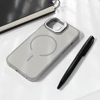 Maska Torbica Magsafe Matte Shield za iPhone 15 6.1 siva slika 7