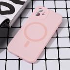 Maska Torbica Magsafe Pure color za iPhone 12 6.1 roze cena 2500 din slika