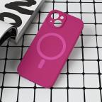 Maska Torbica Magsafe Pure color za iPhone 13 6.1 tamno pink cena 2500 din slika