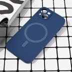 Maska Torbica Magsafe Pure color za iPhone 15 6.1 plava cena 2500 din slika
