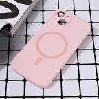 Maska Torbica Magsafe Pure color za iPhone 15 6.1 roze cena 2500 din slika
