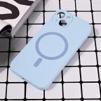 Maska Torbica Magsafe Pure color za iPhone 15 6.1 svetlo plava cena 2500 din slika