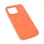 Maska Torbica Magsafe Pure color za iPhone 15 Pro Max 6.7 narandzasta cena 2500 din slika