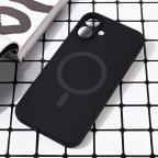 Maska Torbica Magsafe Pure color za iPhone 16 Plus 6.7 crna cena 2500 din slika