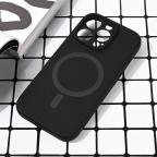 Maska Torbica Magsafe Pure color za iPhone 16 Pro 6.3 crna cena 2500 din slika