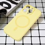 Maska Torbica Magsafe Pure color za iPhone 16 Pro 6.3 zuta cena 2500 din slika