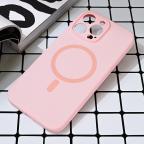 Maska Torbica Magsafe Pure color za iPhone 16 Pro Max 6.9 roze cena 2500 din slika