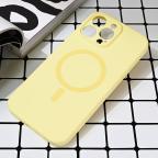 Maska Torbica Magsafe Pure color za iPhone 16 Pro Max 6.9 zuta cena 2500 din slika