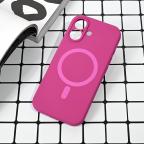 Maska Torbica Magsafe Pure color za iPhone 17 6.3 tamno pink cena 2500 din slika