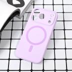 Maska Torbica Magsafe Pure color za iPhone 17 Pro 6.3 lila cena 2500 din slika