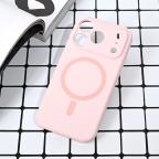Maska Torbica Magsafe Pure color za iPhone 17 Pro 6.3 roze cena 2500 din slika