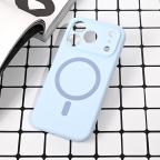 Maska Torbica Magsafe Pure color za iPhone 17 Pro 6.3 svetlo plava cena 2500 din slika